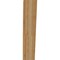 Ekena Millwork 6"W x 16"D x 28"H Traditional Rough Sawn Knee Brace, Western Red Cedar BRC06X16X28TRA00RWR - alternate 3